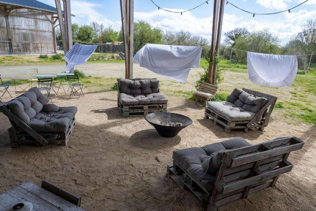 La Ferme Du Golf, Gite Atypique Et Artistique Lancieux Exterior foto